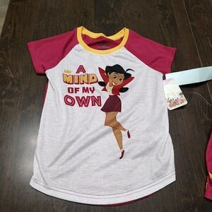 New Disney the proud family shorts pajama set size girl's 6/6X